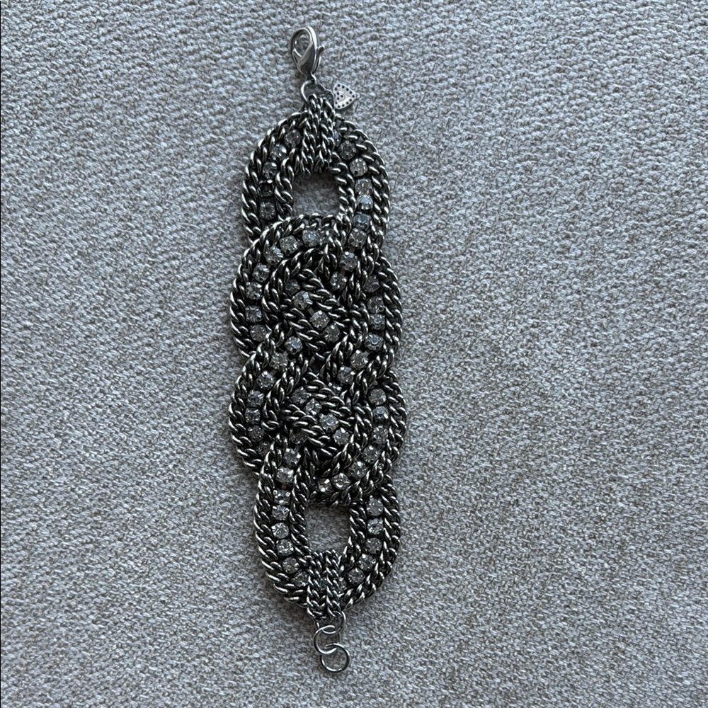 Stella & Dot Silver Chain Link Bracelet